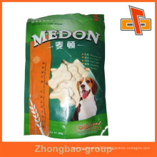 Packaging bags guangzhou vendor side gusset plastic pet food packaging bag with printed design